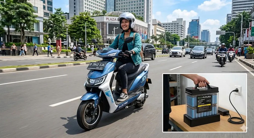 Tips menjaga baretai motor listrik awet dan tahan lama