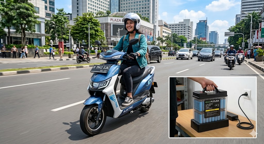 Tips menjaga baretai motor listrik awet dan tahan lama