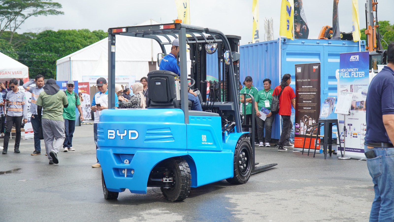 BYD Forklift hadir di IEE Searies Balikpapan 2026